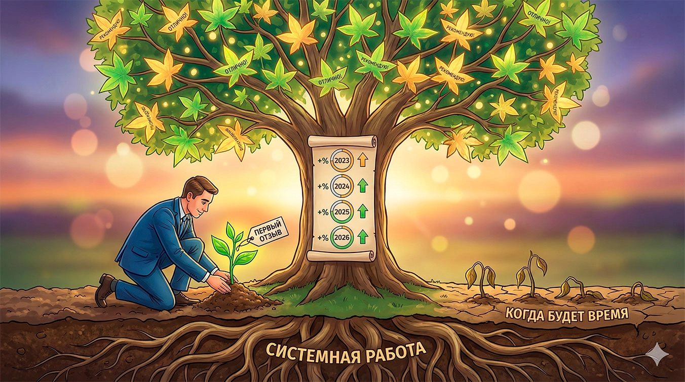 Репутация строится каждый день Репутация строится каждый день