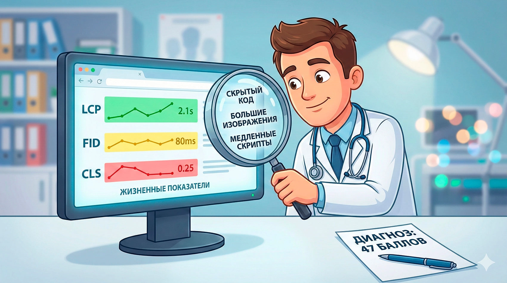  Диагностика — PageSpeed Insights