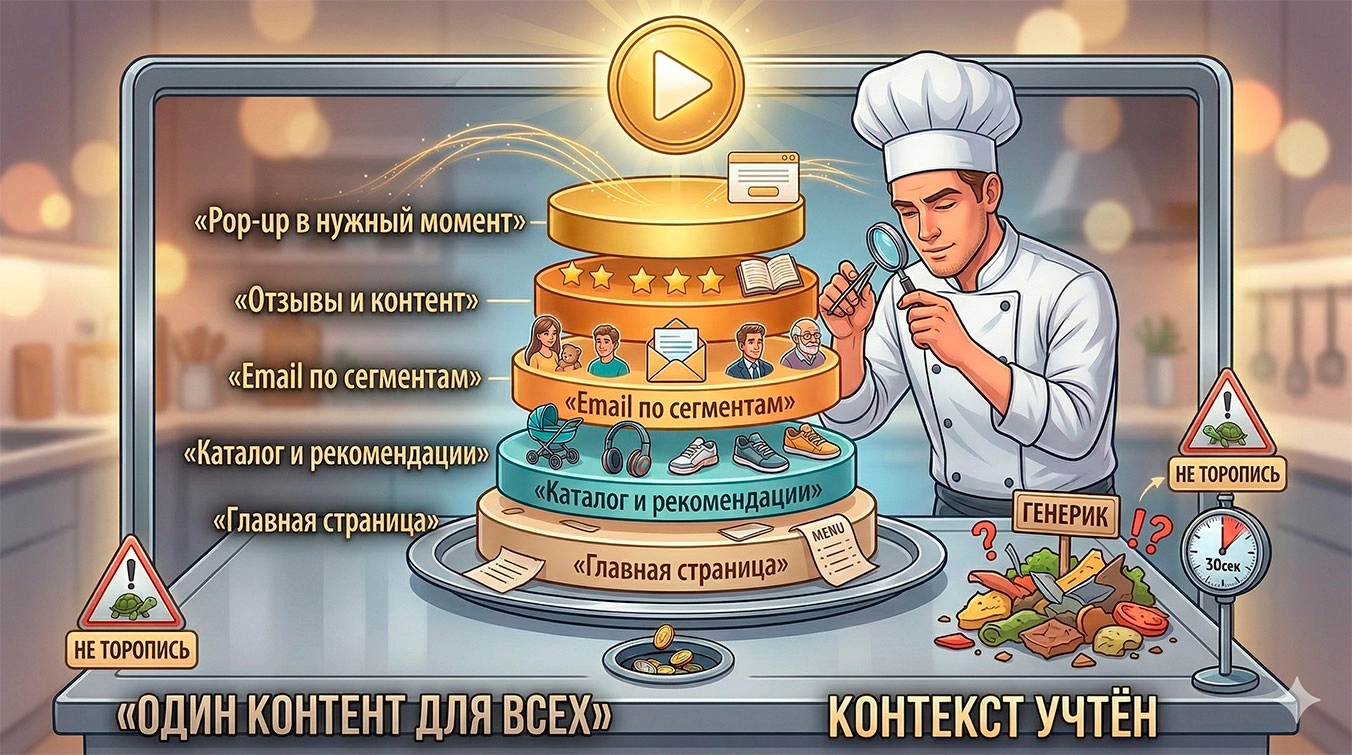 Что именно персонализировать