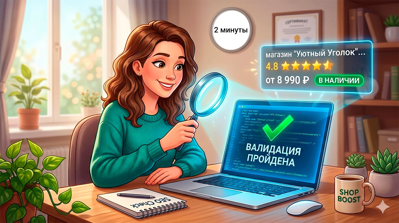 Магазин с микроразметкой