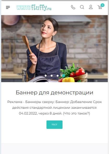 Как настроить баннер на сайте