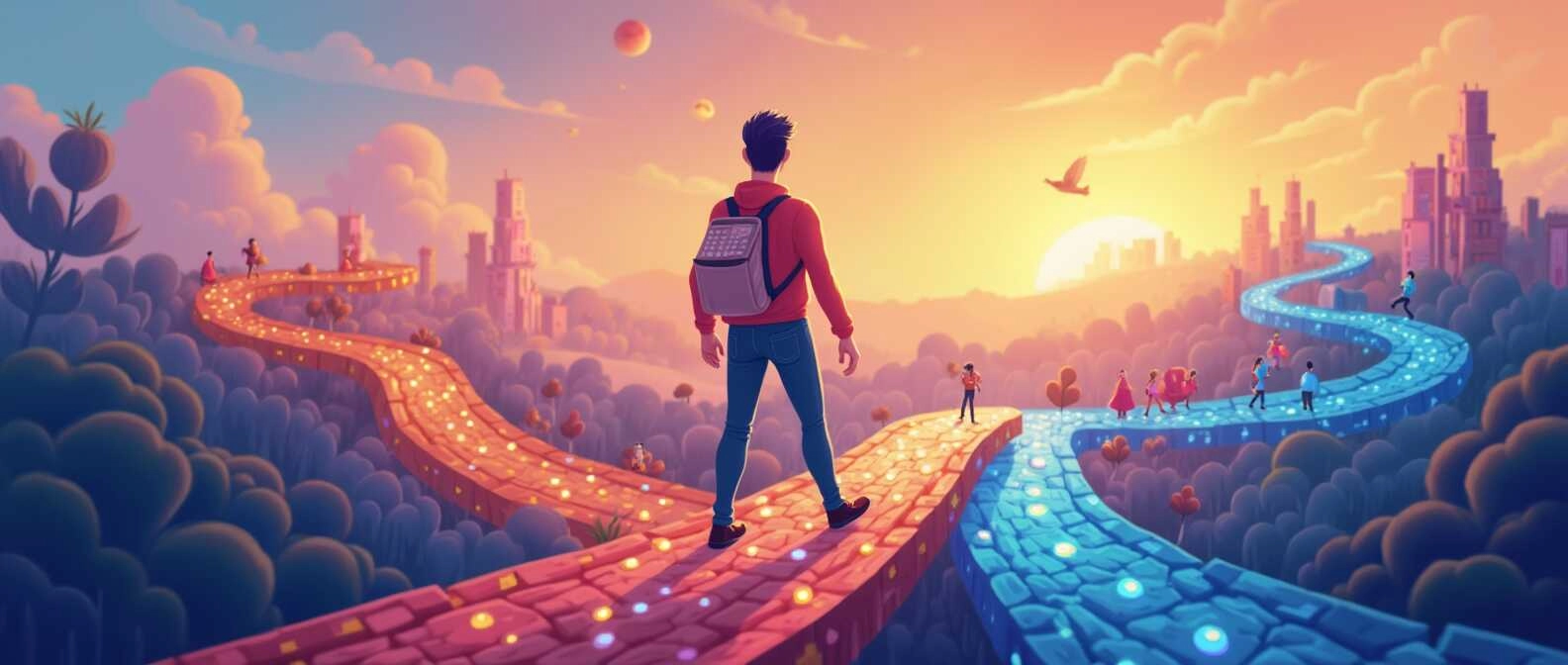 vibrant_illustration_of_a_beginner_entrepreneur_at_a_crossroads_with_three_illuminated_paths_each_r_pd2blryyghylac0wz4go_2.jpg vibrant_illustration_of_a_beginner_entrepreneur_at_a_crossroads_with_three_illuminated_paths_each_r_pd2blryyghylac0wz4go_2.jpg
