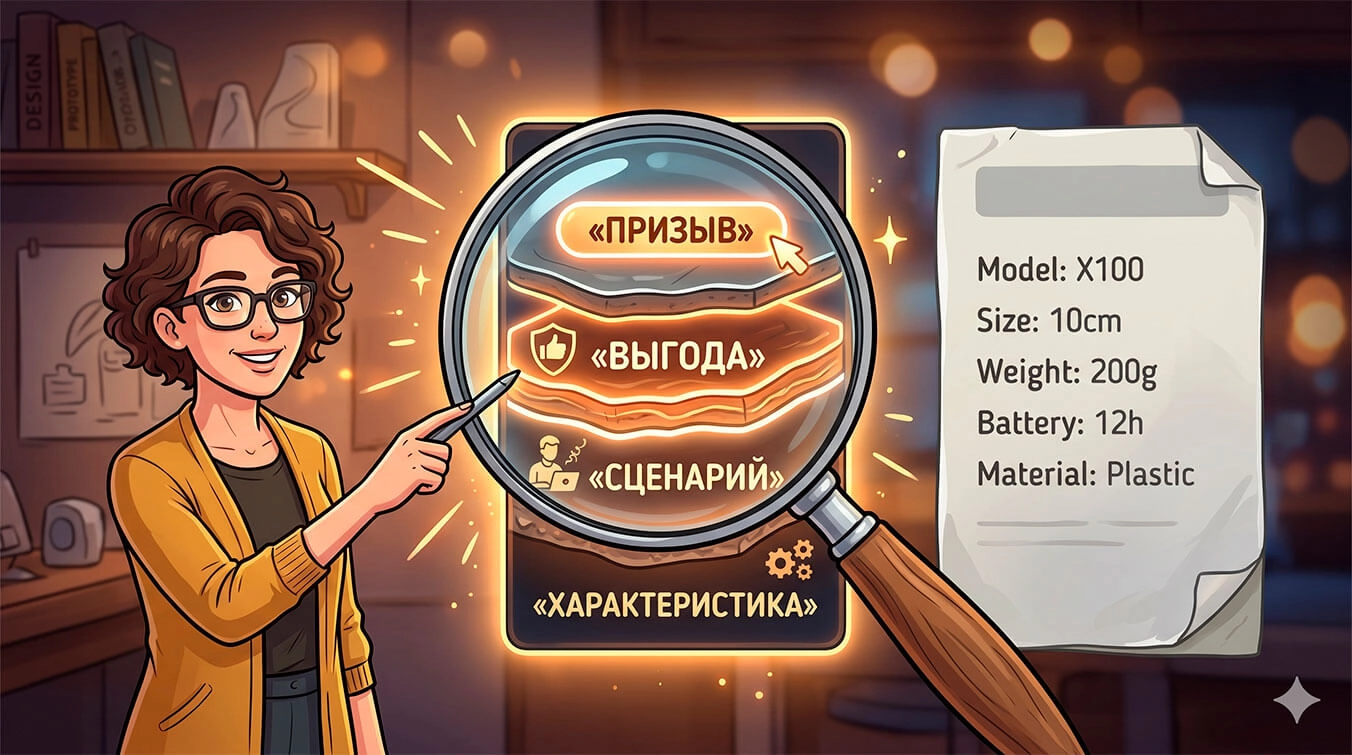 Анатомия продающего описания