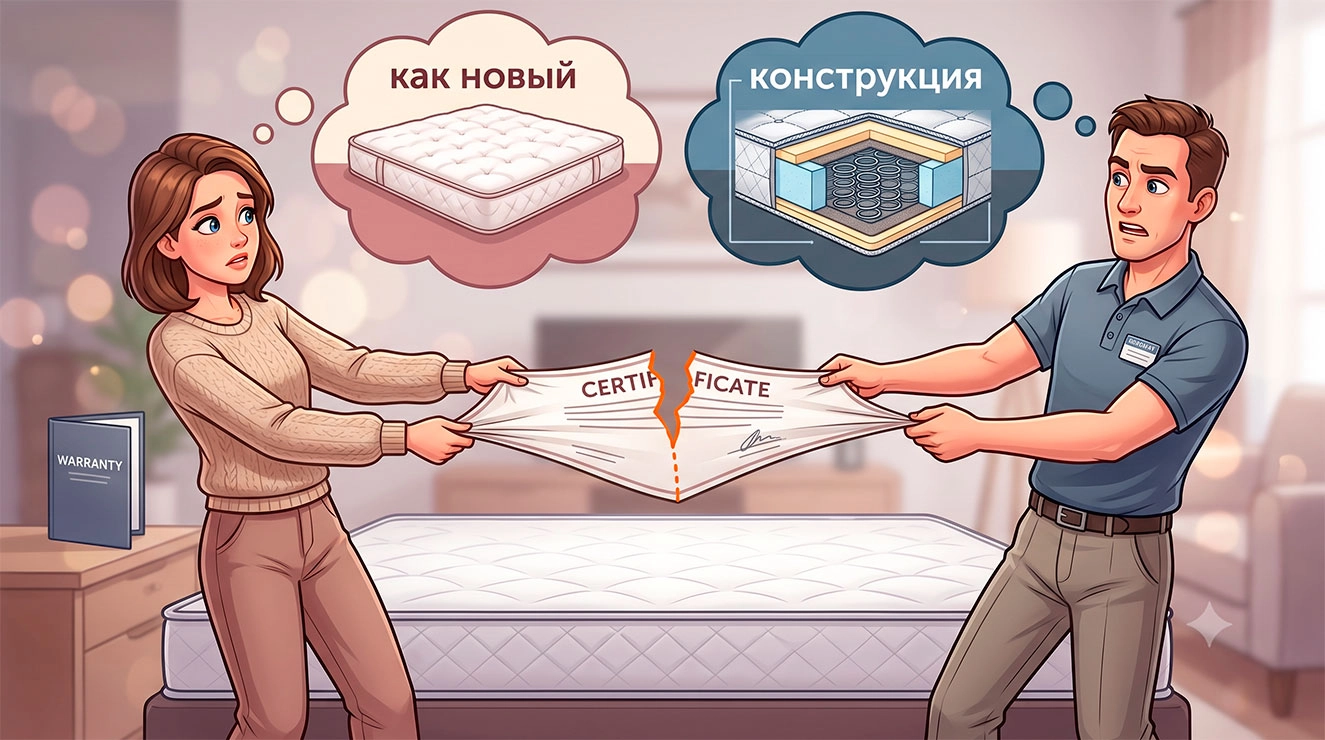 Гарантия на матрас