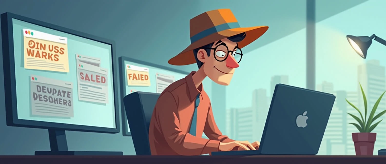 humorous_illustration_of_a_character_wearing_multiple_hats_developer_designer_manager_while_working__de8b6cbf-0d51-4bb5-926b-cd7564f93fa6.jpg