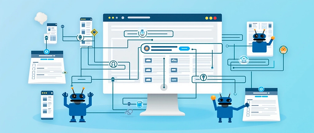 Схема внутренней перелинковки сайта для SEO