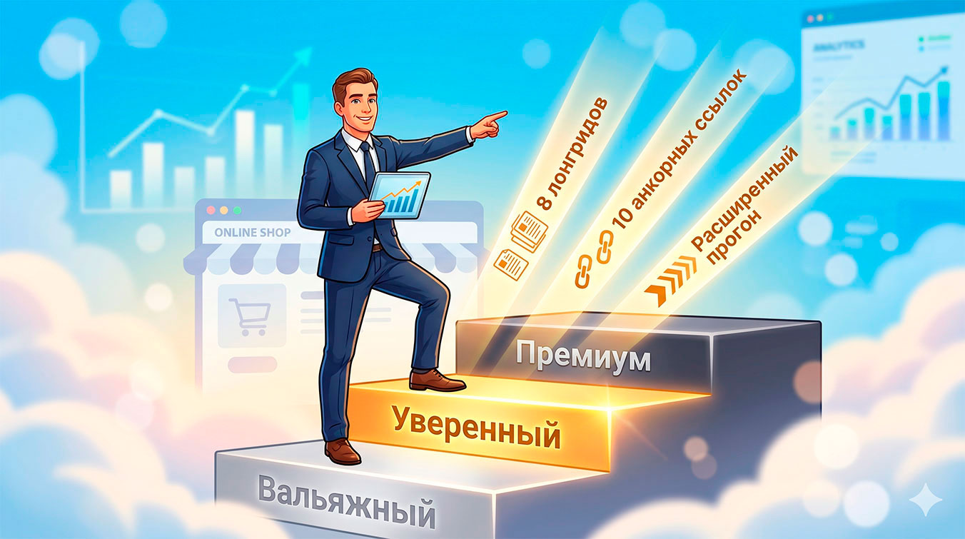 Тарифные пакеты SEO продвижения Уверенный оптимальный выбор
