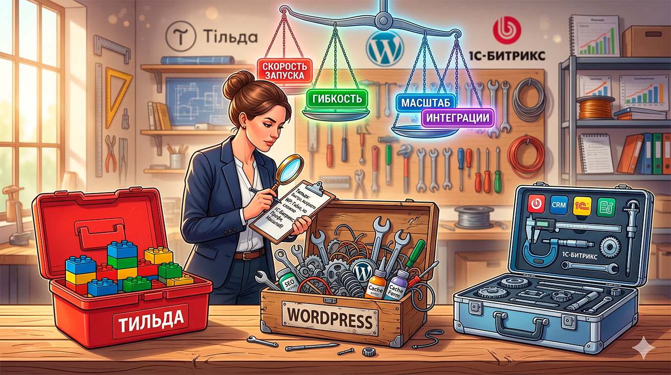 На чём собрать сайт event-агентства На чём собрать сайт event-агентства