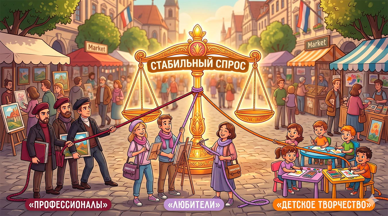 Рынок арт-товаров в России