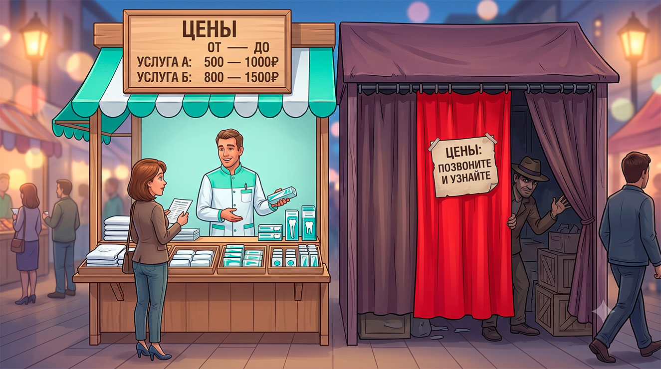 Цены: показывать или прятать