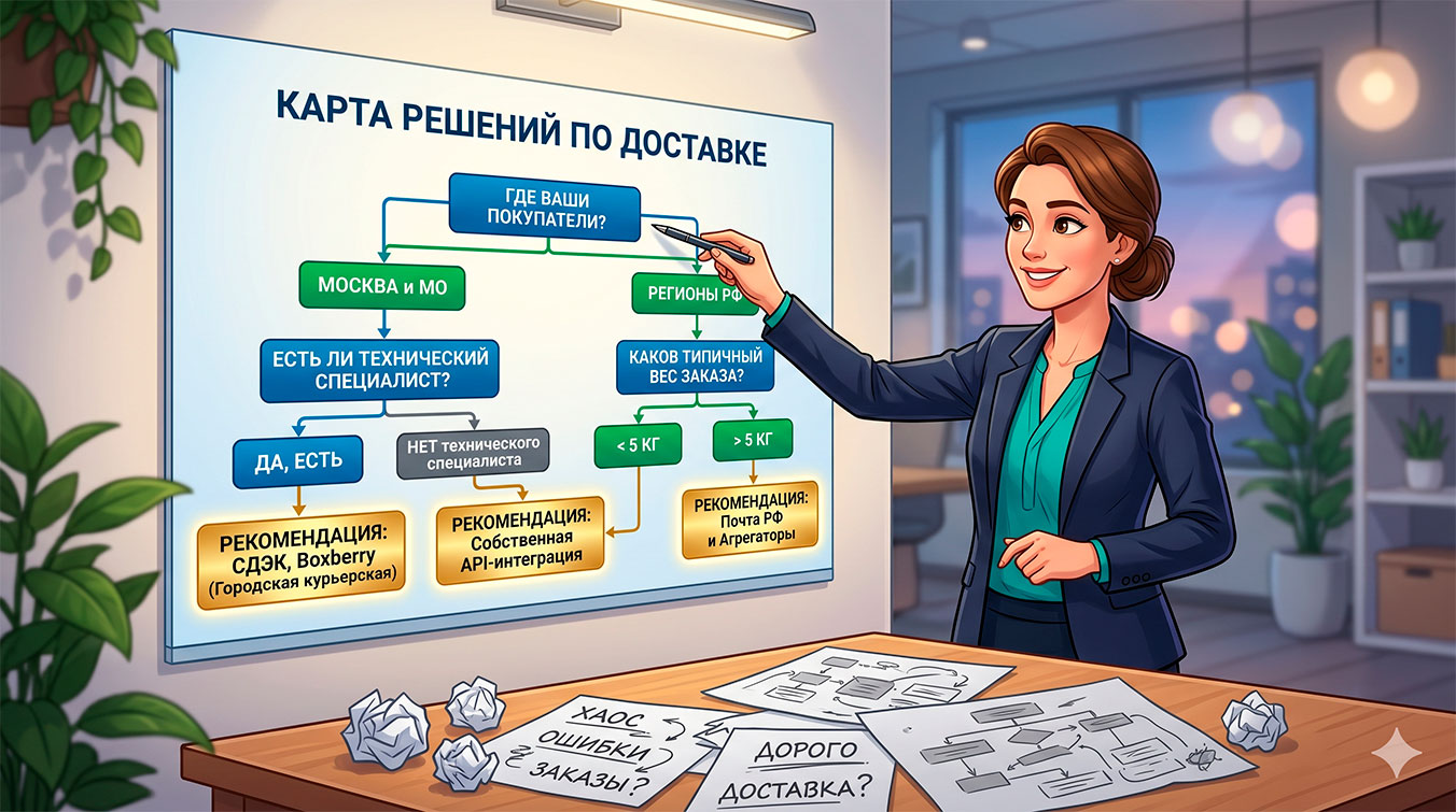 Как выбрать службу доставки